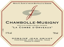 2020 Chambolle-Musigny, La Combe d'Orveau, Domaine Jean Grivot